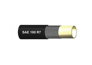 Wholesale High Pressure Hydraulic Rubber Hose Synthetic Fibber Braided Rubber Resin SAE100 R7 from china suppliers