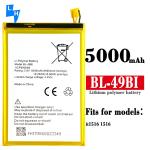 Long-lasting Power for itel 1516 BL-49BI 5000mAh lithium ion battery and