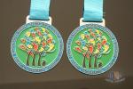 Durable Zinc Alloy Custom Sports Medals Colorful Marathon Medals