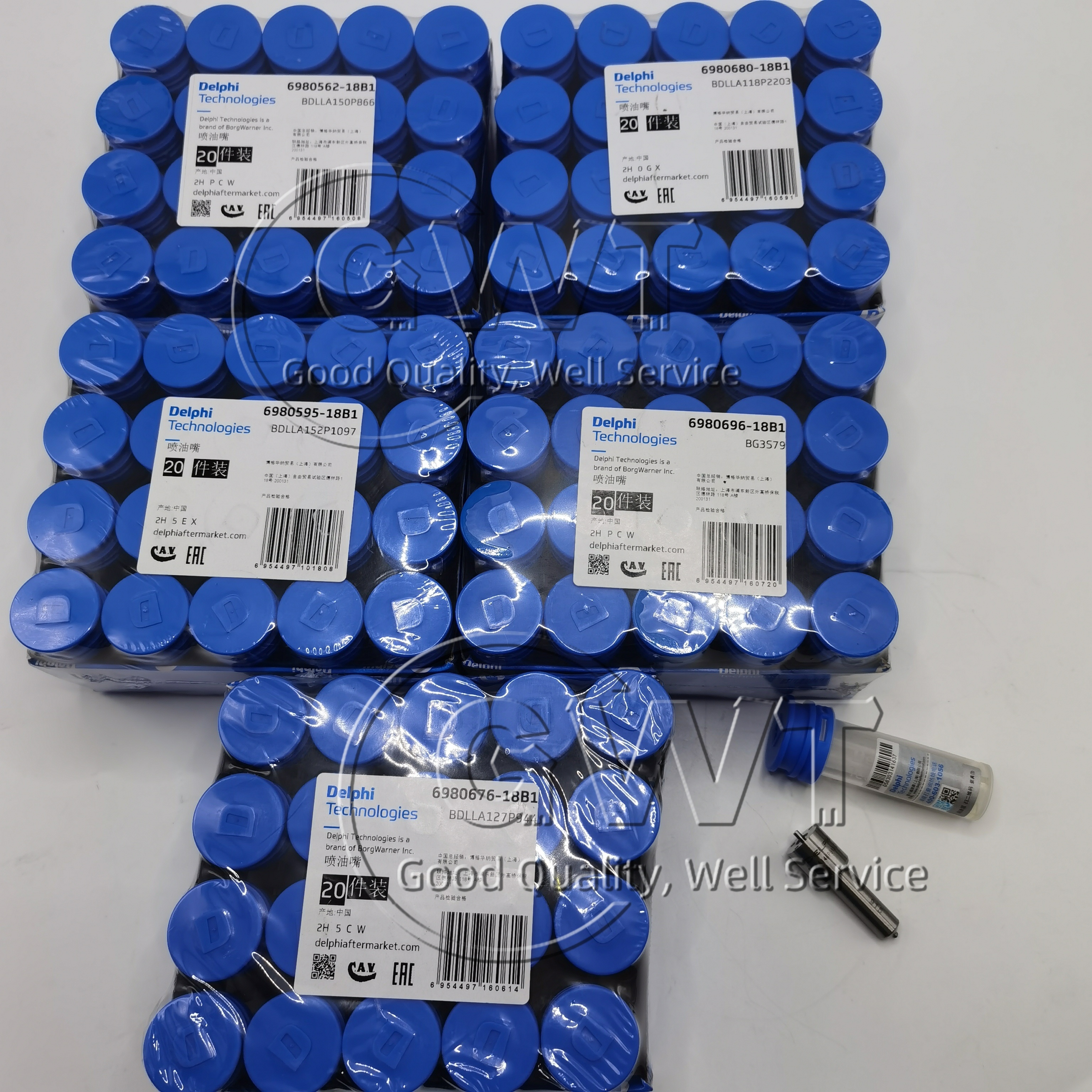 Diesel injector nozzle BDLLA158P854 fuel nozzle 6980522-18B1 095000-547 for ISUZU 095000-547 8-97329703