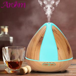 Wholesale 300ml Ultrasonic Wood Grain Aromatherapy Diffuser for Home,Office,Spa&amp;More from china suppliers