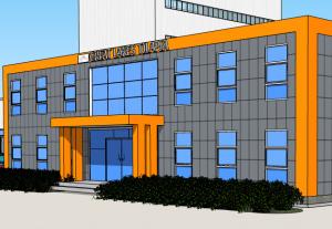 Wholesale OEM ODM Prefabricated Steel Building Fireproof 2 Storey Steel Structure Building from china suppliers