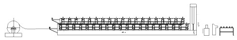 Double Decking Panel Machine, Steel Structure Ribbed Panel Machine