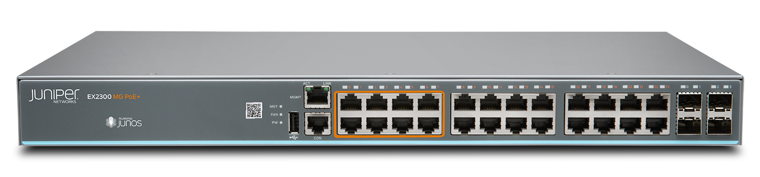 juniper EX2300 Multigigabit,Compact, high-performance, multigigabit access switches