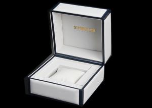 Wholesale Luxury Wrist Watch Storage Box , Empty White / Black Female Watch Box Eco - friendly from china suppliers