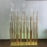 wholesale floor standing metal candle holders for event decor