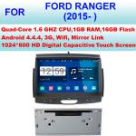 Professional 2015 - 2017 9 Inch Ford DVD Player , Ford Ranger In Dash GPS