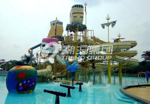 Wholesale 1 Year Warranty Aqua Playground Children / Adults Aqua Water Park With Water Slide from china suppliers