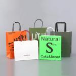 Custom Printed Kraft Paper Take Away Food Packaging Bags for Industrial at