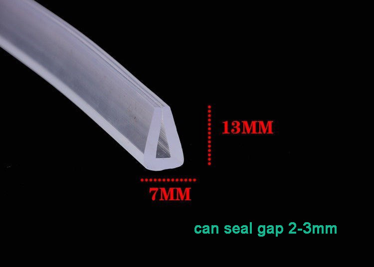 Transparent Car Door Edge Clear U Shape Glass Edge Trim Protector for Welding Service