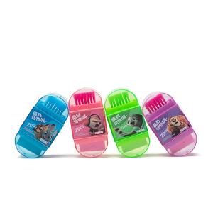 Wholesale SP 613 Manual Eraser Brush Kit Cartoon Pencil Sharpener Kid Safe from china suppliers