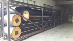 Wholesale Corrugated Sidewall Conveyor Belt 90 degree vertical lifting hign abrasion Base belt ST1600 sidewall S400 Cleat TC360 from china suppliers