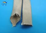 Flame Retardant Soft Braided Insulation Sleeve / Fiber Glass Sleeving ID 12MM