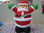 OEM Santa Inflatable Christmas Decorations 2 Meter For Home