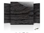 ISO9001 Polished Porcelain Floor Tiles Black Wood Turtle Interior Tiles