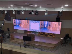 Wholesale 10x12ft Church Led Signs lSuper Slim LED Walls Die Casting Aluminum Cabinet Material from china suppliers