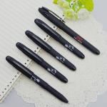Gel pen,Promotional gel-ink pen with cap,black rubber gel-ink pen,