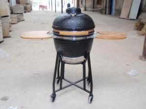 Wholesale 18&quot; Ceramic Grills Charcoal BBQ Kamado Cooking ( Black) from china suppliers