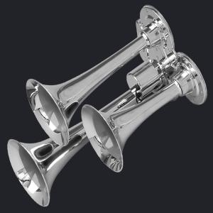 Wholesale Three Trumpet Chrome Air Horn (HS-1017) from china suppliers