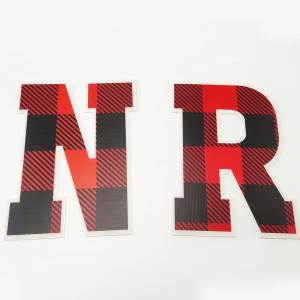 Wholesale 2mm Corrugated Plastic Christmas Decorations Antibiosis Letter Wall Decor from china suppliers