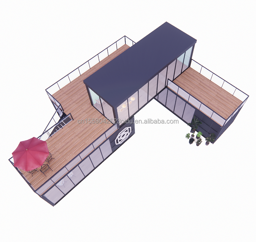 Mobile Luxury Living Homes Container Tiny House Modern Portable Garden House for Customized Color 20ft or 40ft