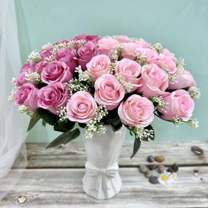 Wholesale Artificial rose decorations for Valentine's Day, wedding, and home flower arrangements from china suppliers