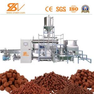 Wholesale 1ton Pet Dog Cat Food Extruder Processing Plant Production Line Equipment from china suppliers