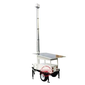 Wholesale Remote Control Mobile Surveillance Trailer Mobile CCTV Trailer For Remote Areas from china suppliers