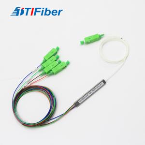 Wholesale Steel Tube PLC Fiber Optic Splitter 1x4 G652D G657A1 G657A2 Type from china suppliers
