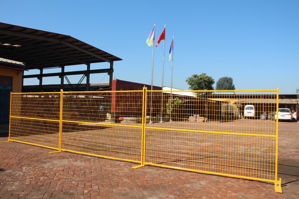 hot sale customization Canada PVC coated temporary fence china