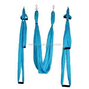 Wholesale Nylon Gradient Aerial Hammock Yoga Swing 2.8M Anti-Slip Cotton Knitted White from china suppliers