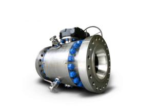 Wholesale Low Emission 3 Piece Body Ball Valve Trunnion Mounted BS 5351 Standard from china suppliers