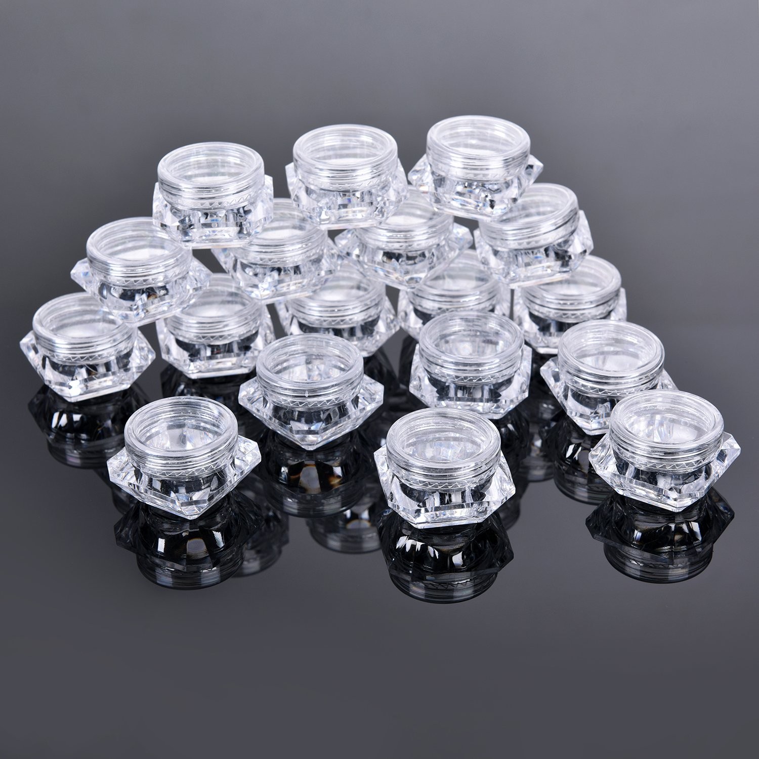 5g Clear Cosmetic Cream Jar Small Capacity Daily Life Long Life Span