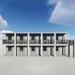 Concrete Modular Shipping Container Homes 20ft Mobile Prefab House