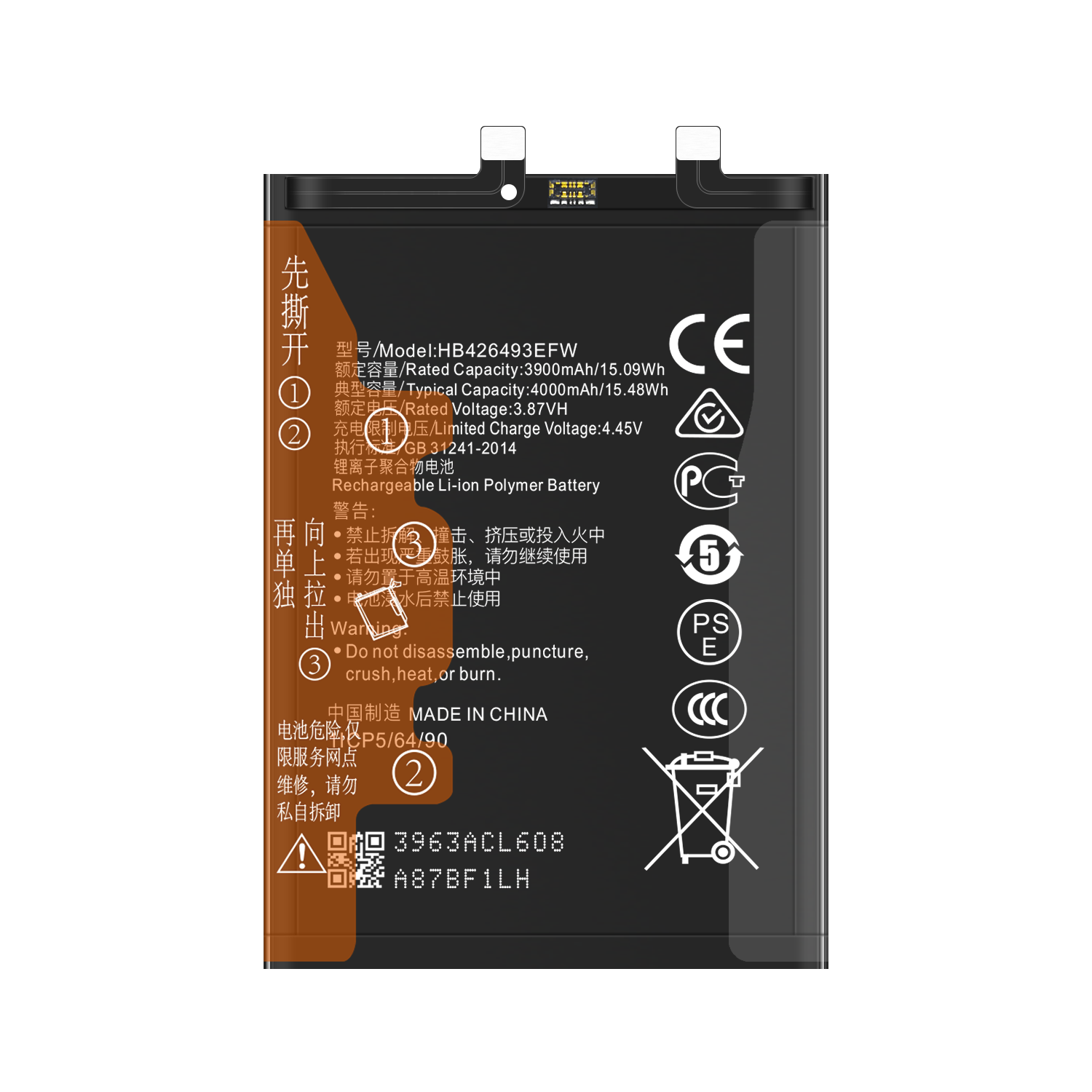 RECHARGABLE HB426493EFW Battery for HUAWEI Honor 50 SE/Nova 9 SE Powerful Performance
