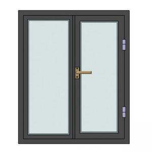 Wholesale ISO3834 Toughened Glazed Glass Fire Rated Door Fireproof from china suppliers