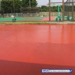Vinyl Synthetic Sports Flooring Indoor Badminton Court 13mm Thickness