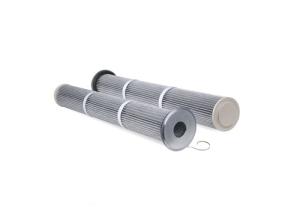 Wholesale 5um,0.5um,2um,0.2um Low Pressure Drop Dust Filter Cartridge , Galvanized Mesh Industrial Cartridge Filters from china suppliers