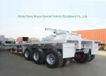 60Ton Flatbe Container Transport Trailer Carry Cargo Flat Vehicle 40ft 20ft
