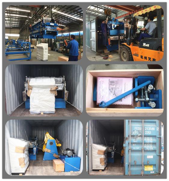 Cold formed steel frame prefab steel structure building interlocking standing seam profile roll formed machine