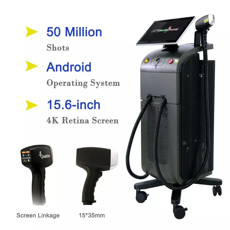 Laser Hair Removal Equipment 755 808 1064nm Diode Laser Titanium Laser with Q-Switch