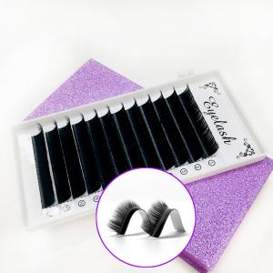 Wholesale Natural Black Soft 3D Silk Lashes / Faux Mink Lashes 8MM-17MM Length from china suppliers