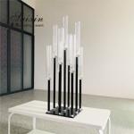 9 Arm Table Crystal Candelabra Wedding Centerpieces For Sale Large 120cmx35cm