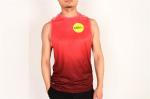 Quit Dry Fabric Utility Gilet Vest 100% Polyester Mens Sports Vest Tops