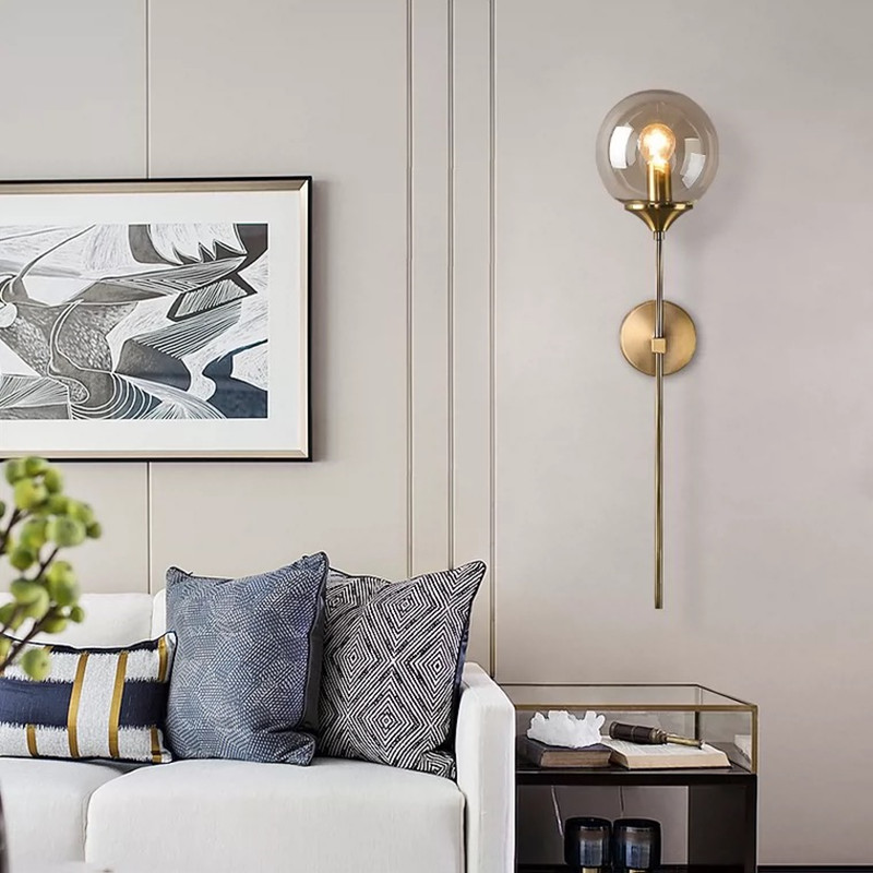 Loft Vintage Loft Chandelier E27 Round Ball Light Ceilling Lamp Black Gold pendant lighting(WH-MI-426)