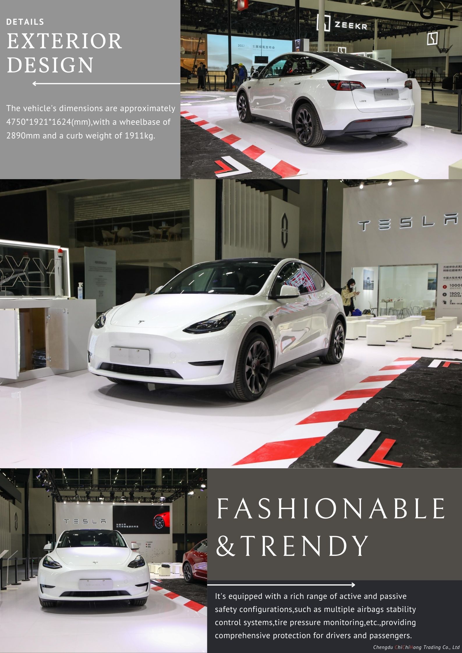 2023 Tesla Model Y Performance SUV EV Car Deposit High Match with Xenon Daytime Light