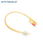 Medical Disposable Urethral Tube Balloon Dilatation Catheter 2 Way 3 Way Latex