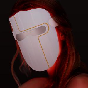 Wholesale Red Blue Yellow LED Light Therapy Mask 3.7V Skincare Light Mask from china suppliers