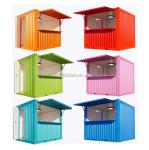 10ft Fast Food Mini Mobile Container Coffee Bar Houses Modern Design Outdoor