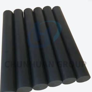ISO9001 Black  Graphite Filled 100mm Solid  Rod